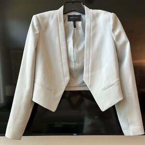 BCBGMaxAzria Women's Elegant White Blazer